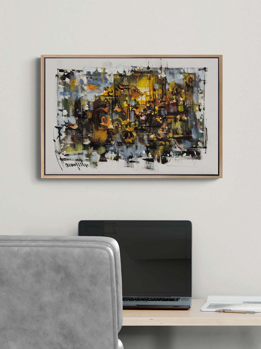 Zamanın Tozu Yağlı Boya Tablosu