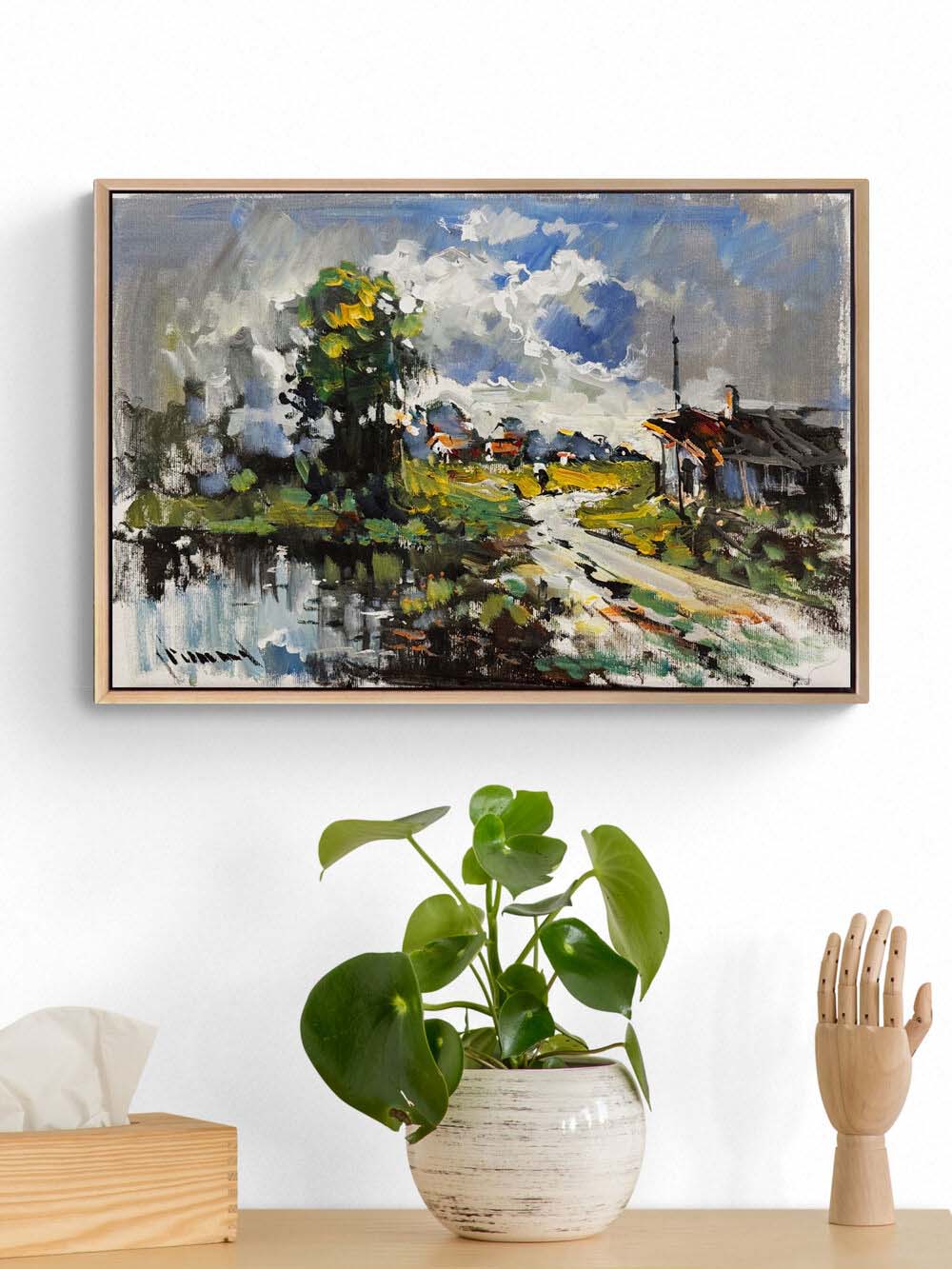 Huzura Açılan Yol Yağlı Boya Tablosu