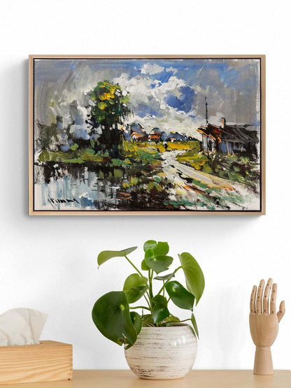 Huzura Açılan Yol Yağlı Boya Tablosu