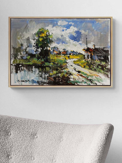 Huzura Açılan Yol Yağlı Boya Tablosu