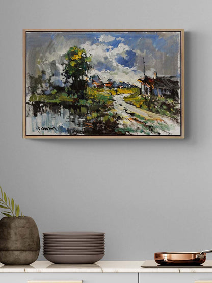 Huzura Açılan Yol Yağlı Boya Tablosu