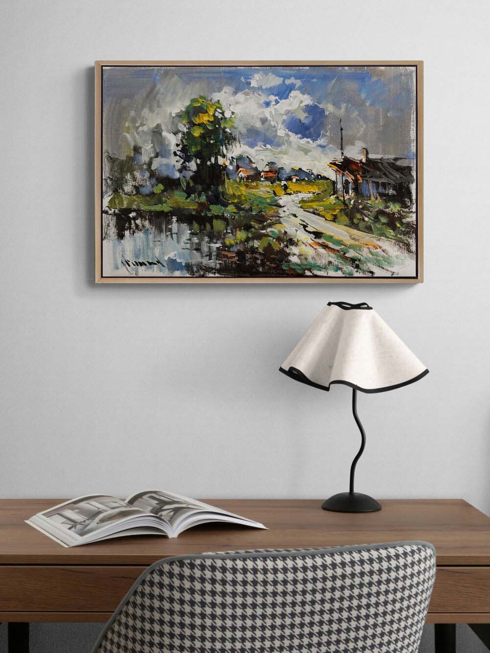 Huzura Açılan Yol Yağlı Boya Tablosu