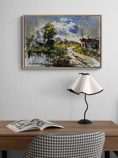 Huzura Açılan Yol Yağlı Boya Tablosu