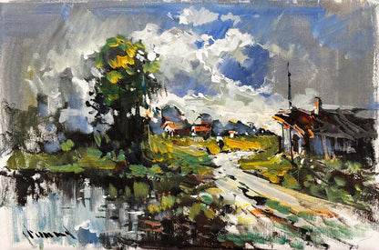 Huzura Açılan Yol Yağlı Boya Tablosu