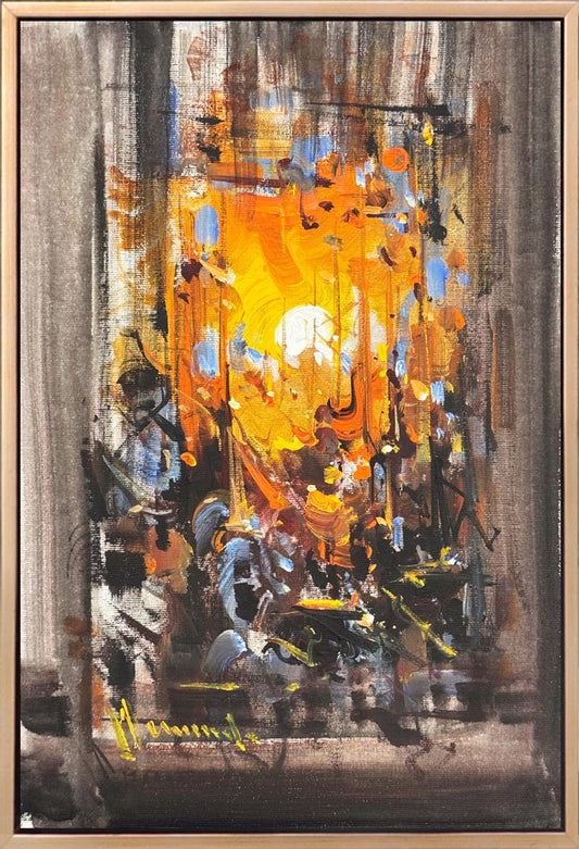 Işığın Parçalanışı Yağlı Boya Tablosu