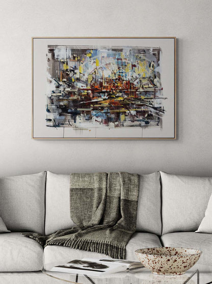 Dinamik Boşluk Yağlı Boya Tablosu