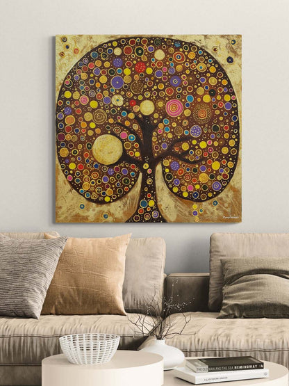 Hayat Ağacı Huzuru Yağlı Boya Tablosu