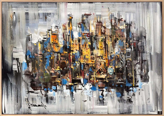 Özgür Akış Yağlı Boya Tablosu