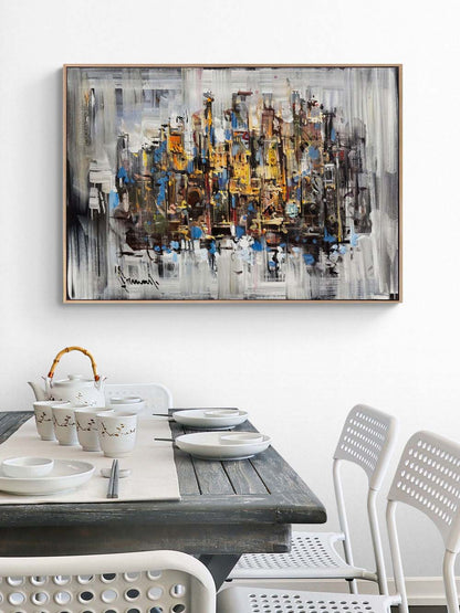 Özgür Akış Yağlı Boya Tablosu