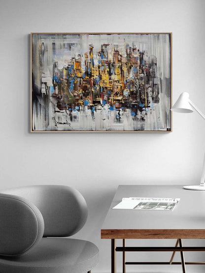 Özgür Akış Yağlı Boya Tablosu