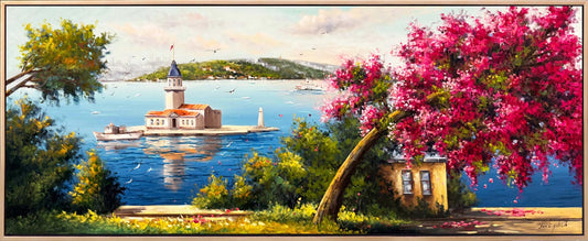 Erguvanlı Üsküdar Yağlı Boya Tablosu