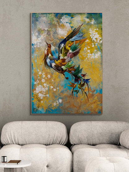 Simurg'un Hayalleri Yağlı Boya Tablosu Simurg Sanatevi