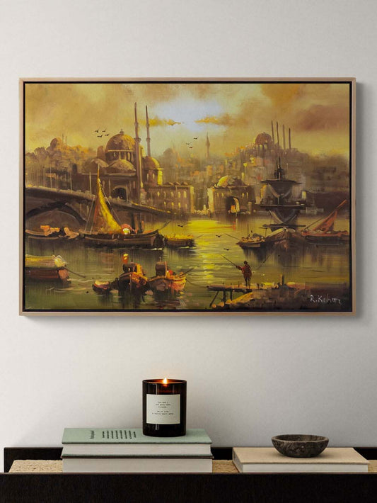 Eskiden Eminönü Yağlı Boya Tablosu