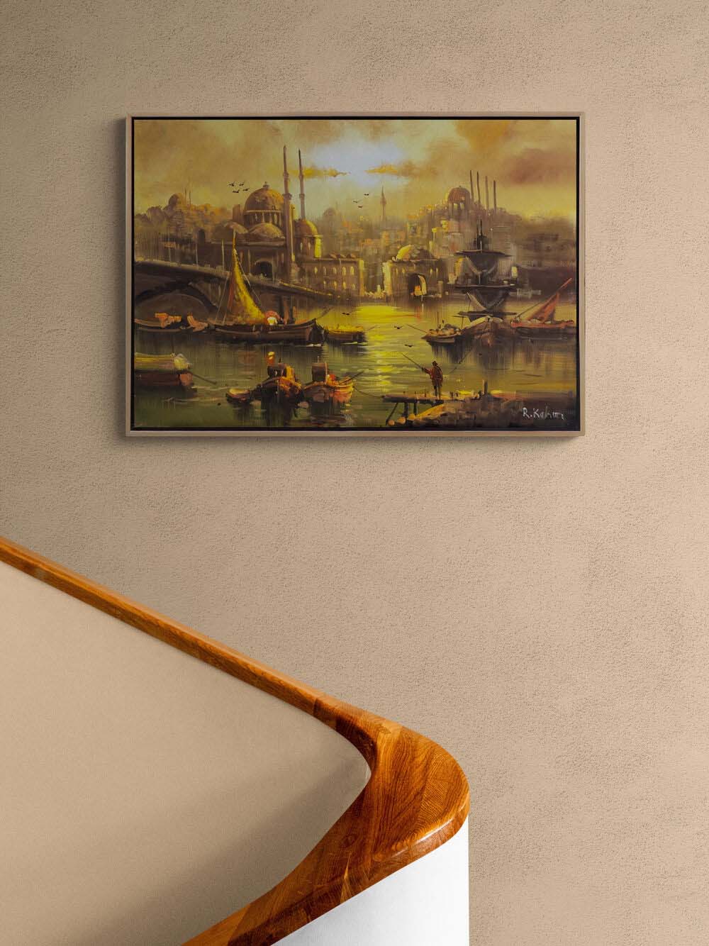 Eskiden Eminönü Yağlı Boya Tablosu