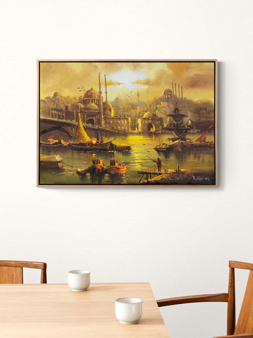 Eskiden Eminönü Yağlı Boya Tablosu