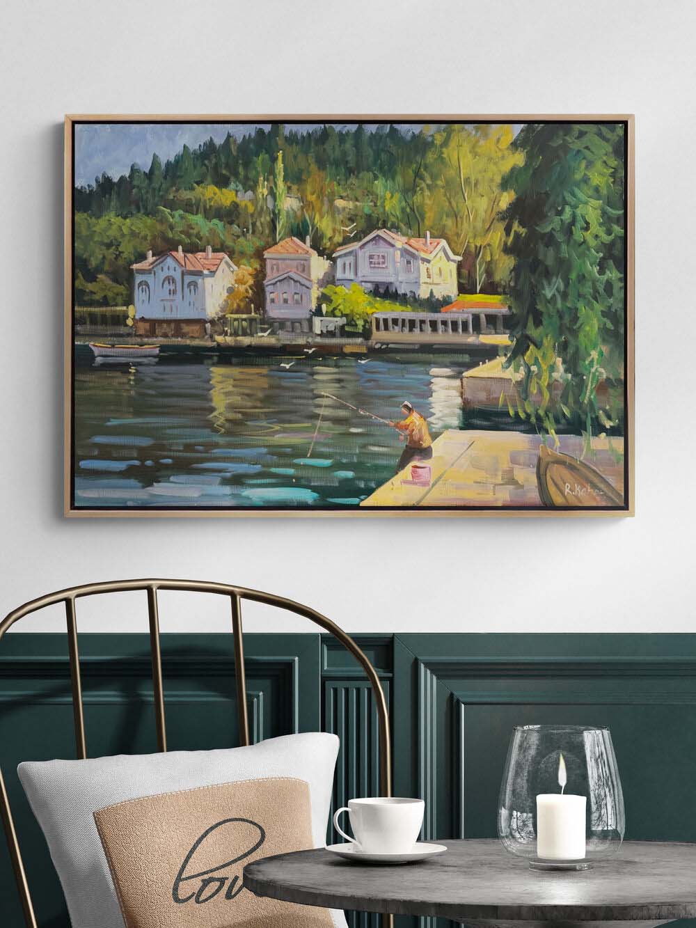 Boğaz’ın Fısıltısı Yağlı Boya Tablosu