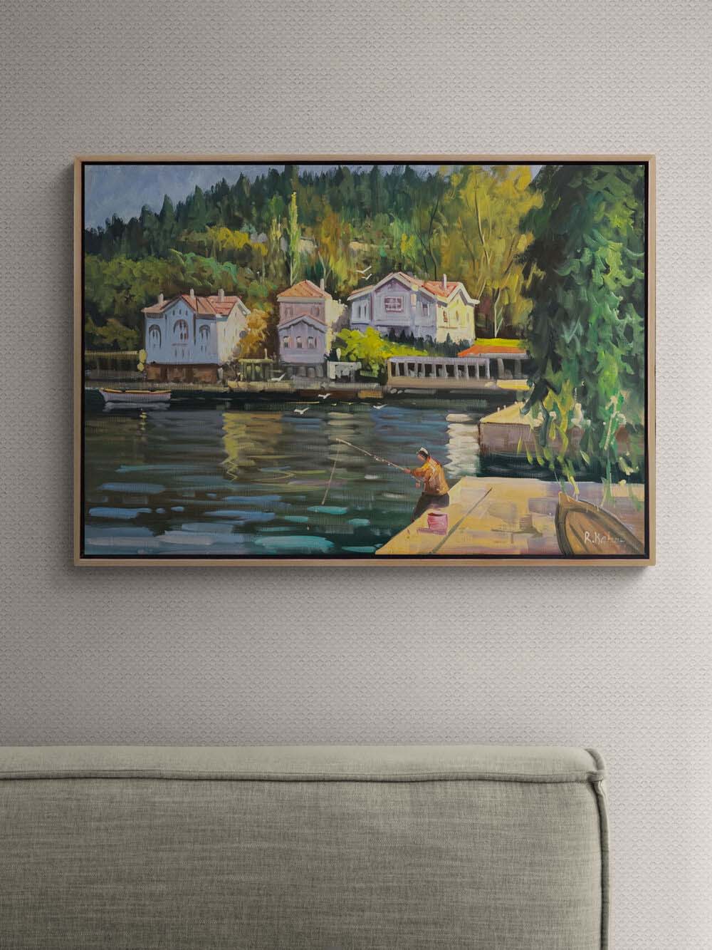 Boğaz’ın Fısıltısı Yağlı Boya Tablosu