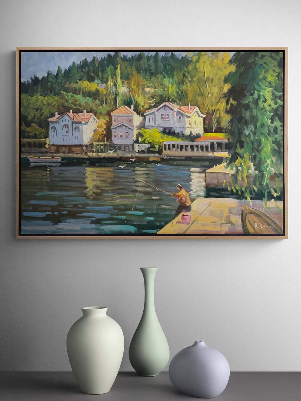 Boğaz’ın Fısıltısı Yağlı Boya Tablosu