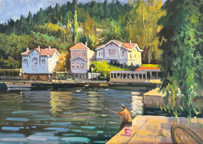 Boğaz’ın Fısıltısı Yağlı Boya Tablosu