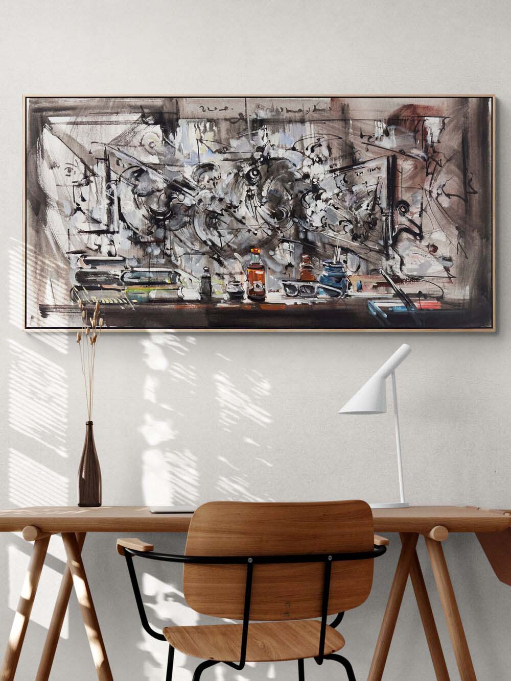 Zihinsel Atölye Yağlı Boya Tablosu