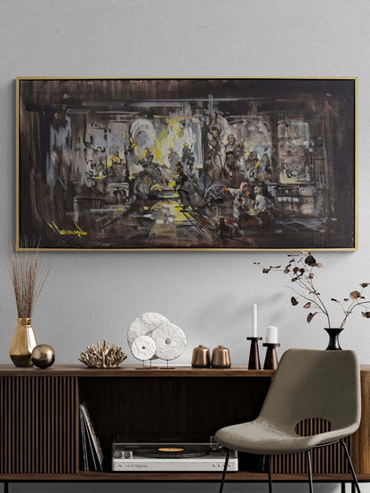 Yalnız Direniş Yağlı Boya Tablosu