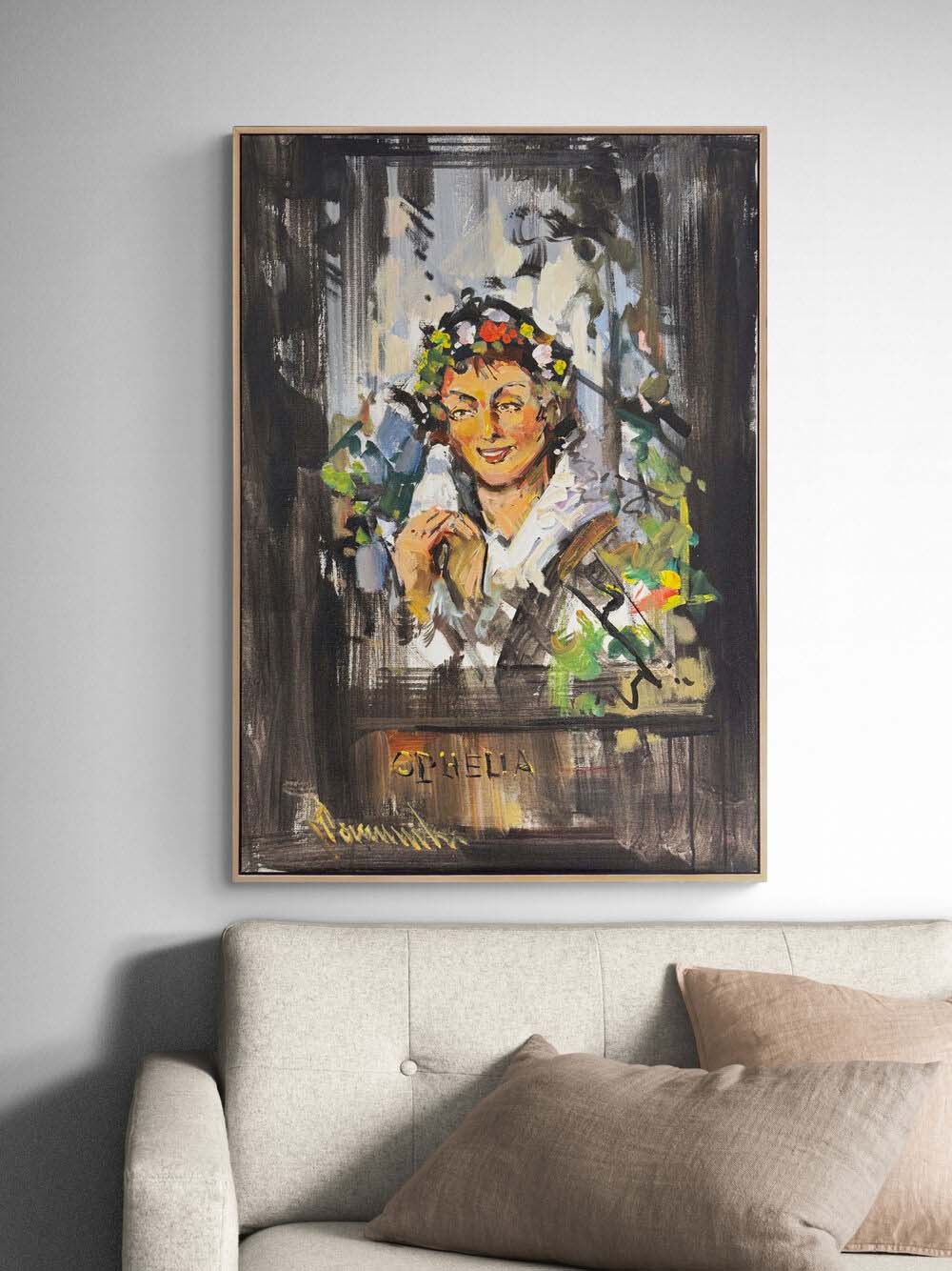 Ophelia Yağlı Boya Tablosu