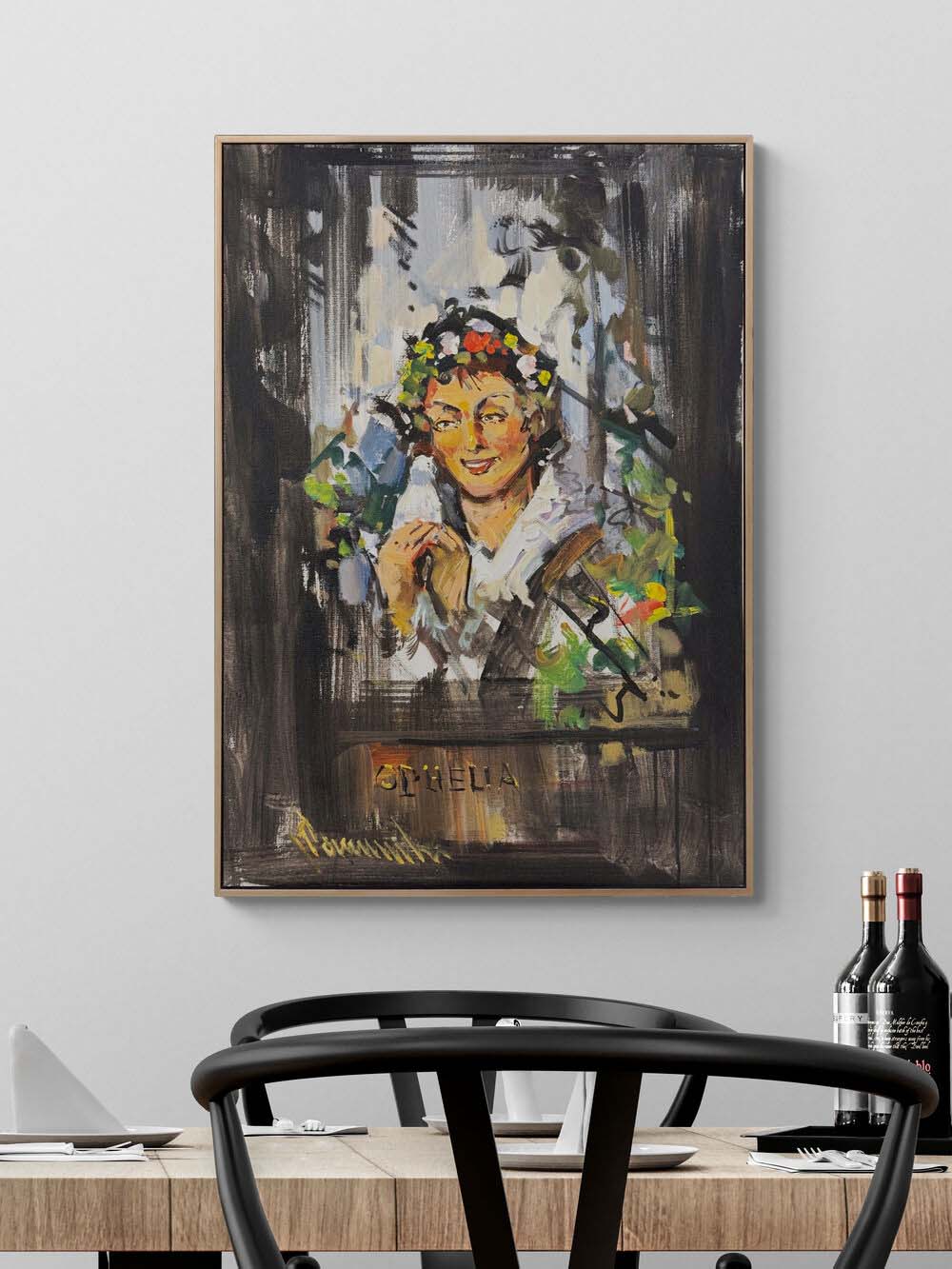 Ophelia Yağlı Boya Tablosu