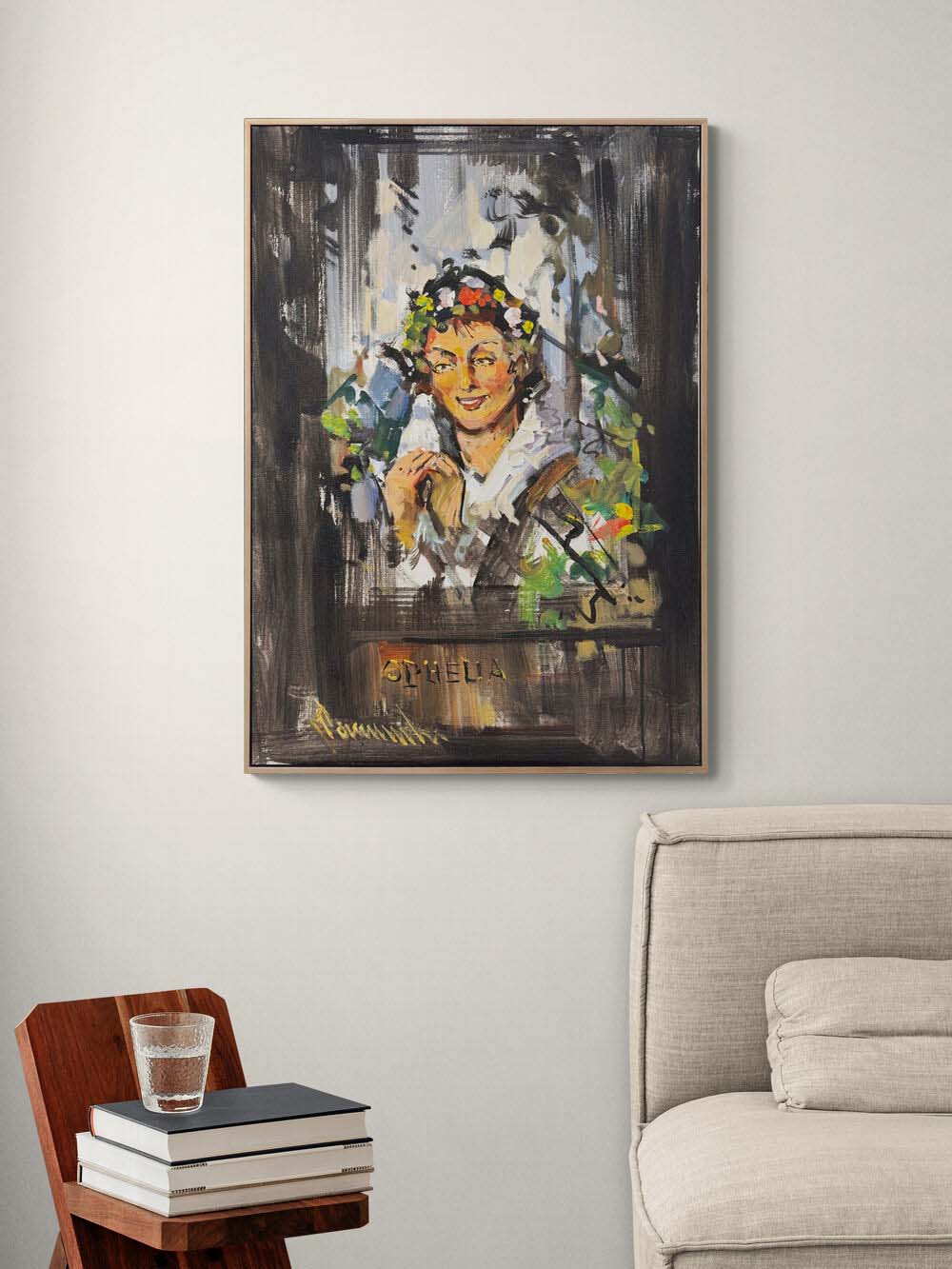 Ophelia Yağlı Boya Tablosu