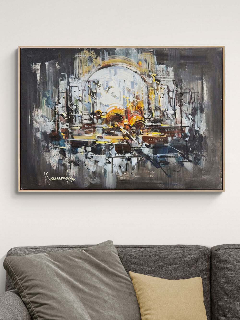 Kaosun Düzeni Yağlı Boya Tablosu