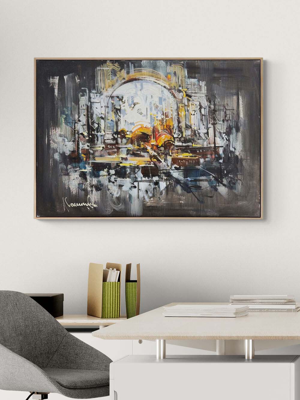 Kaosun Düzeni Yağlı Boya Tablosu