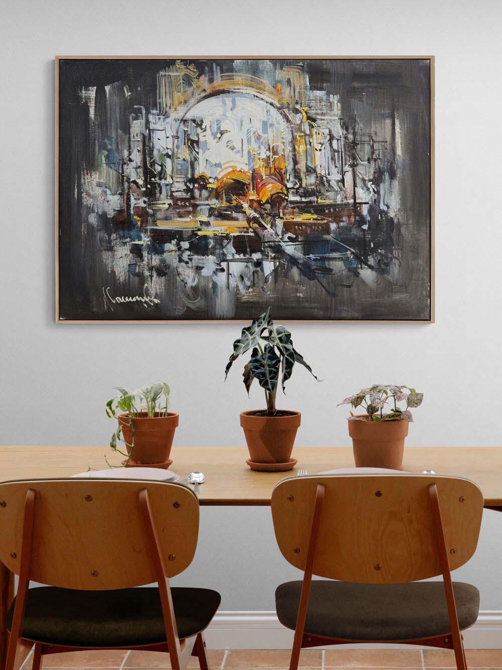 Kaosun Düzeni Yağlı Boya Tablosu