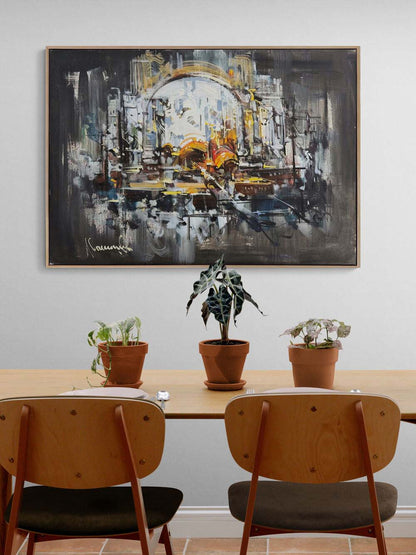 Kaosun Düzeni Yağlı Boya Tablosu