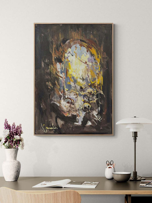 Siperde Gün Doğumu Yağlı Boya Tablosu