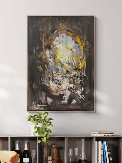 Siperde Gün Doğumu Yağlı Boya Tablosu