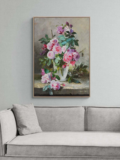 Solmayan Güller Yağlı Boya Tablosu