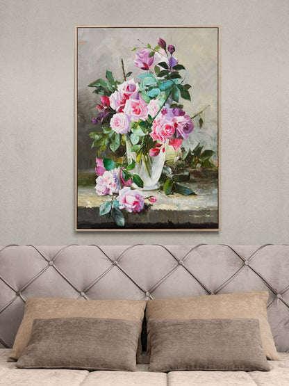 Solmayan Güller Yağlı Boya Tablosu