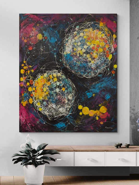 Doku ve Derinlik Yağlı Boya Tablosu