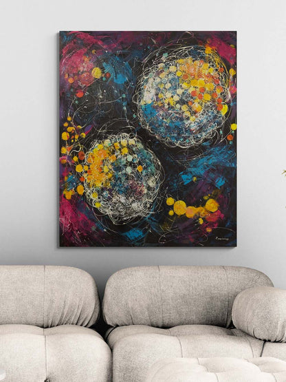 Doku ve Derinlik Yağlı Boya Tablosu