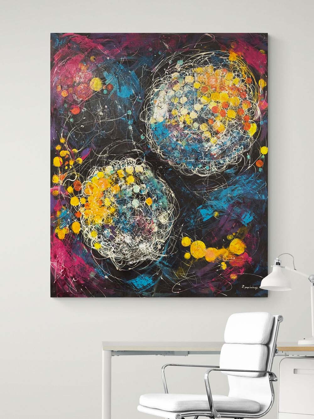 Doku ve Derinlik Yağlı Boya Tablosu