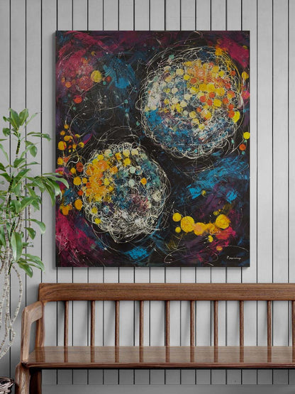 Doku ve Derinlik Yağlı Boya Tablosu