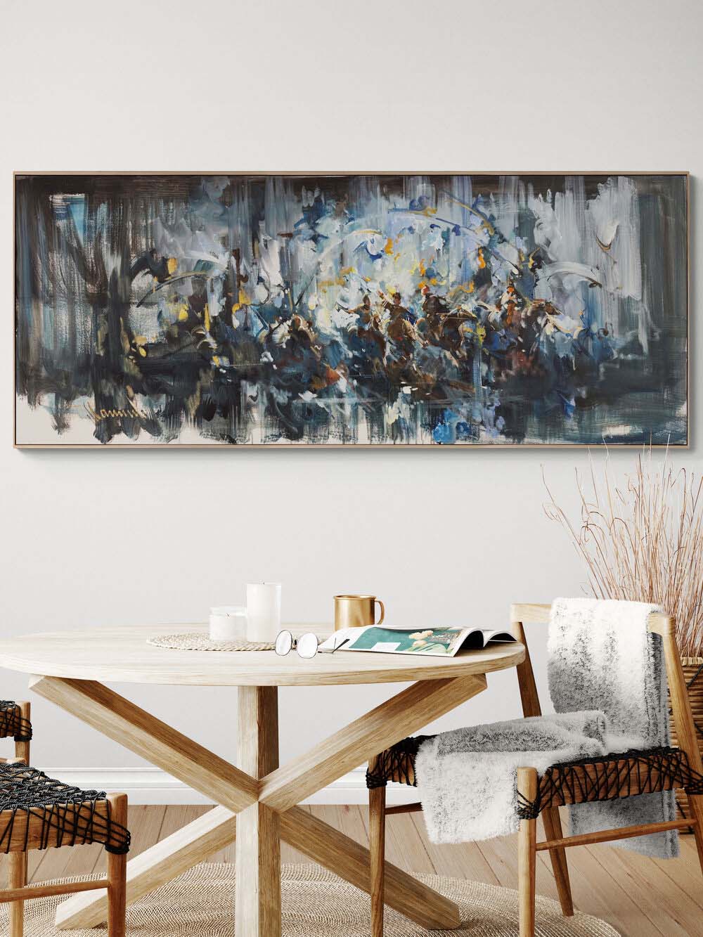 Dizginlenemez Akın Yağlı Boya Tablosu