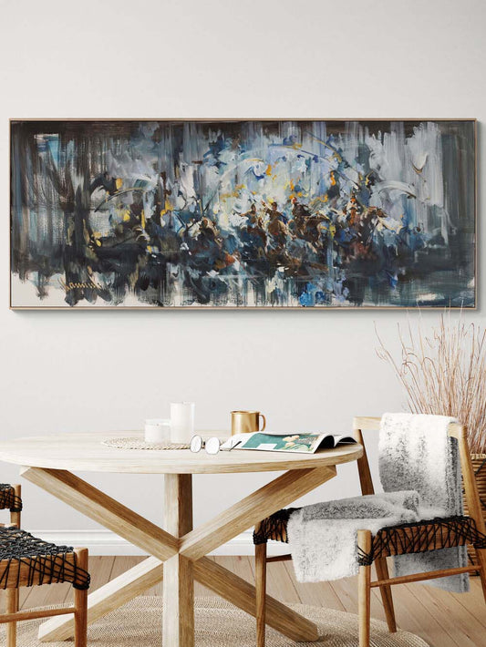 Dizginlenemez Akın Yağlı Boya Tablosu