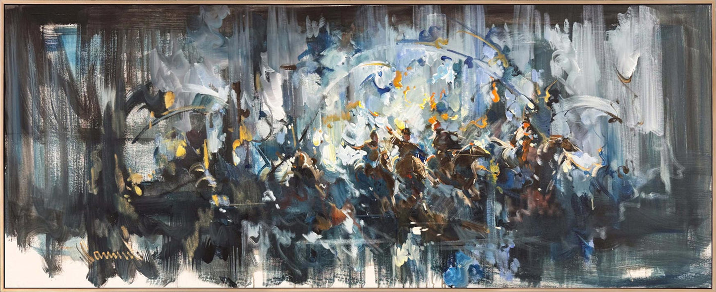 Dizginlenemez Akın Yağlı Boya Tablosu