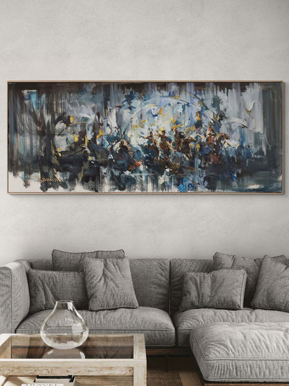 Dizginlenemez Akın Yağlı Boya Tablosu