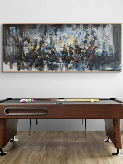 Dizginlenemez Akın Yağlı Boya Tablosu