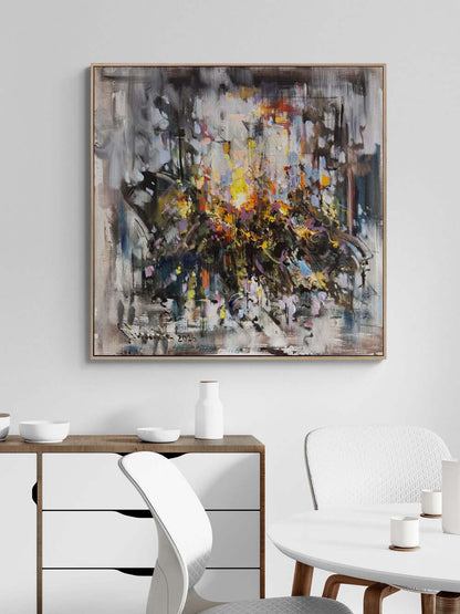 Vahşi Ritim Yağlı Boya Tablosu