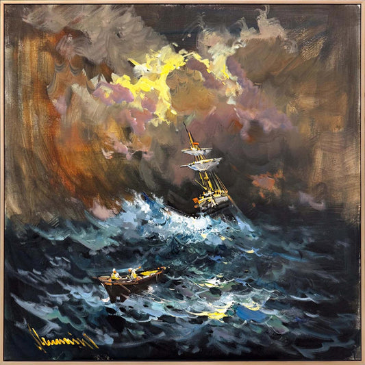 Enginlerin Öfkesi Yağlı Boya Tablosu