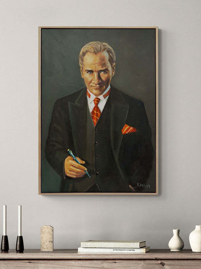 Mustafa Kemal'in Vizyonu Yağlı Boya Tablosu