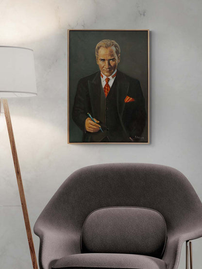 Mustafa Kemal'in Vizyonu Yağlı Boya Tablosu