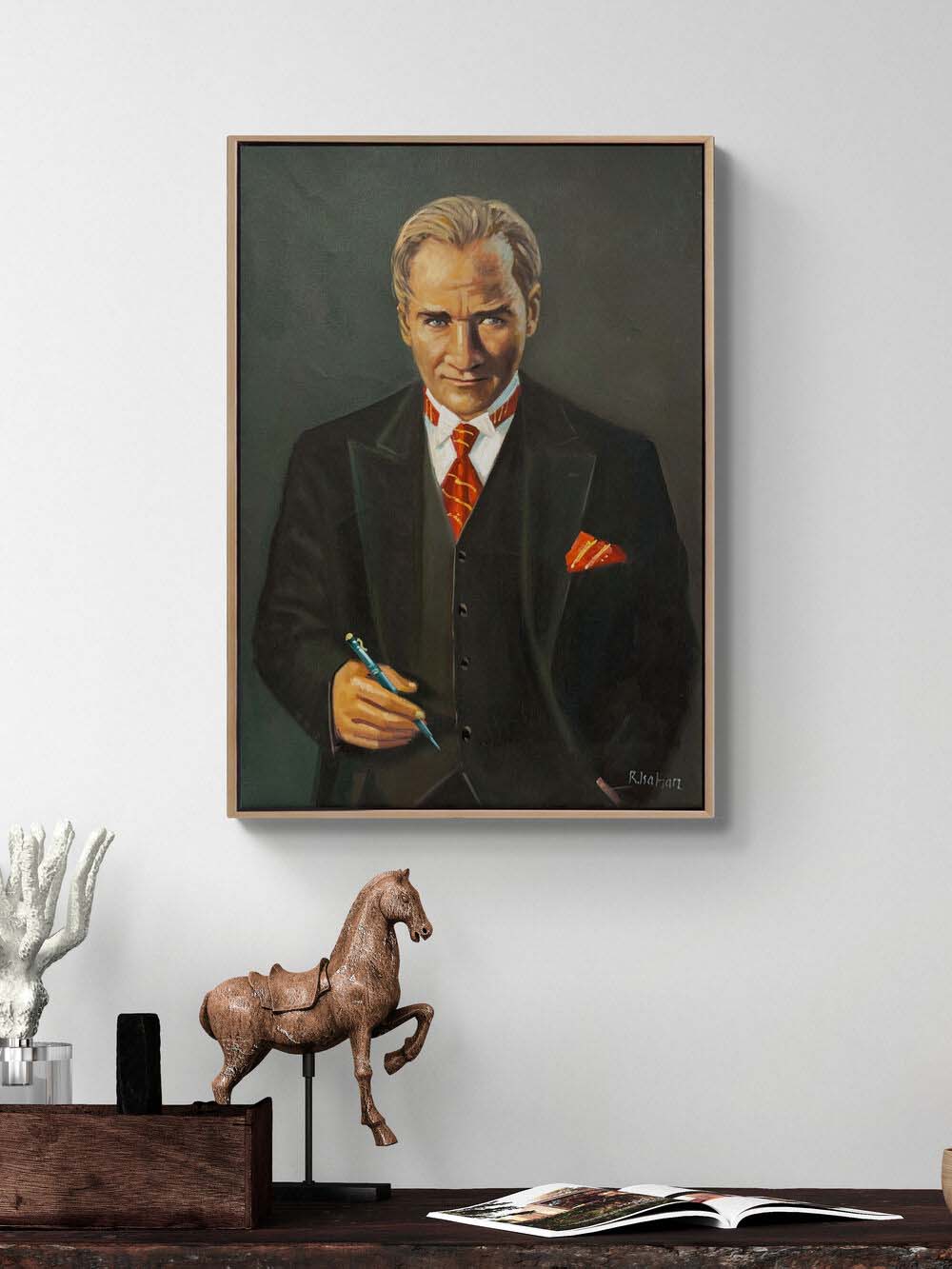 Mustafa Kemal'in Vizyonu Yağlı Boya Tablosu